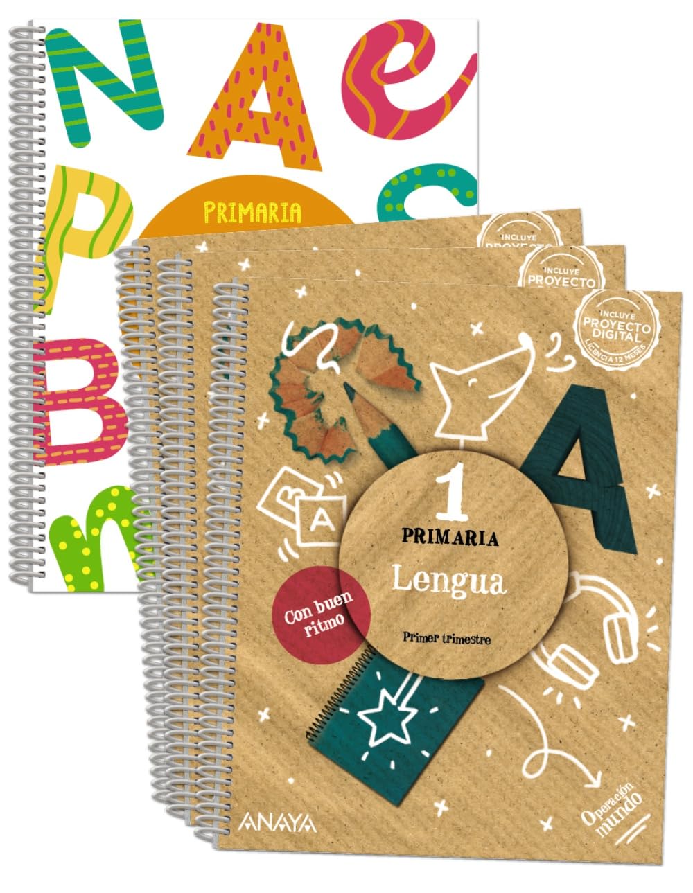 Libro: Lengua 1. Con buen ritmo. (Incluye Punto de lectura 1.)