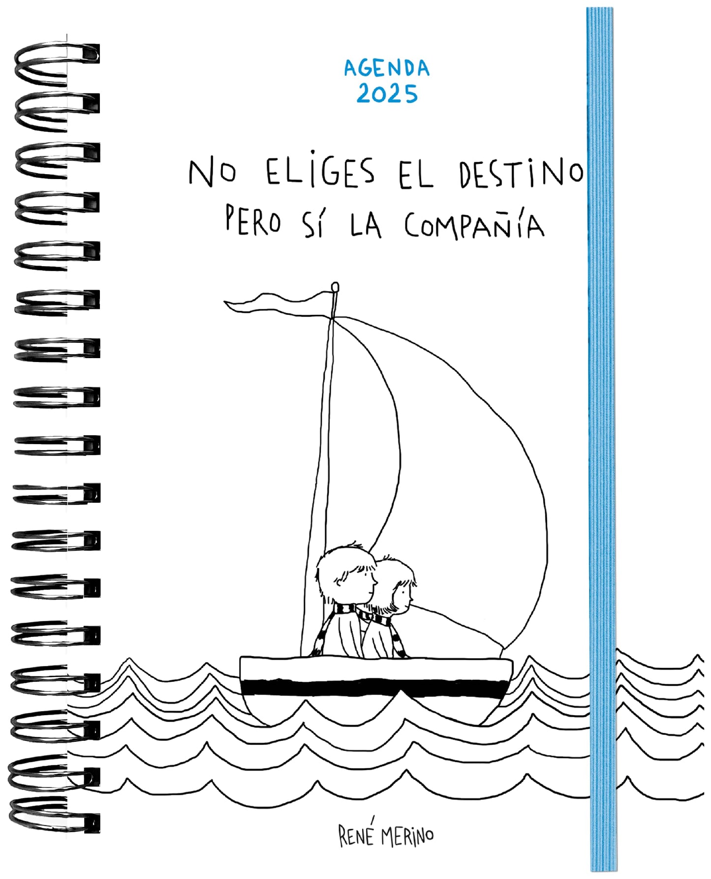 Libro: Agenda anual semanal 2025 René está mal