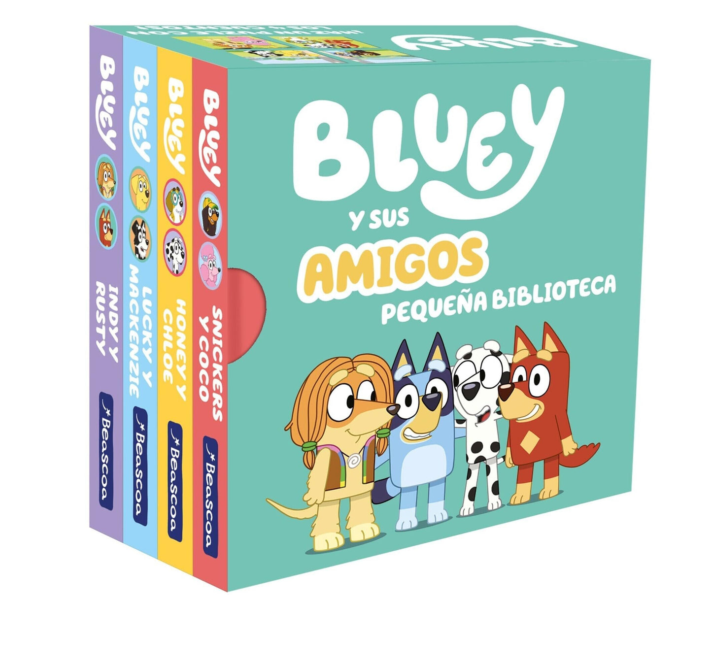 Bluey. Libro juguete - Bluey y sus amigos. Pequeña biblioteca (edición en español) (Pequeñas manitas)
