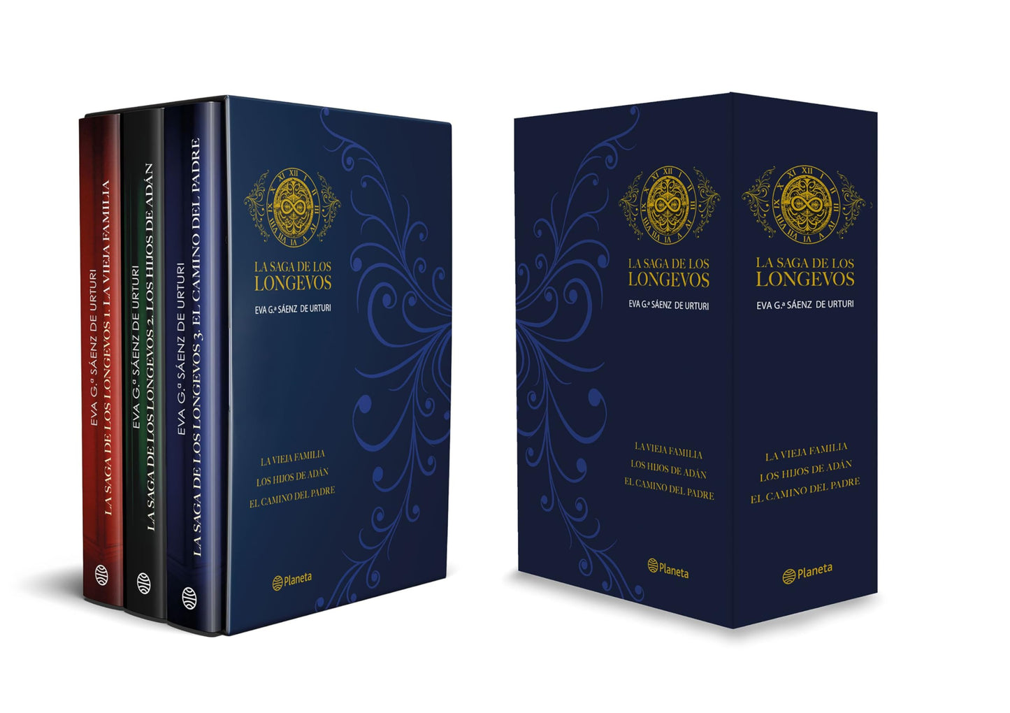 Libro: Estuche La saga de los longevos: (La Vieja Familia + Los Hijos de Adán + El Camino del Padre) (Planeta)