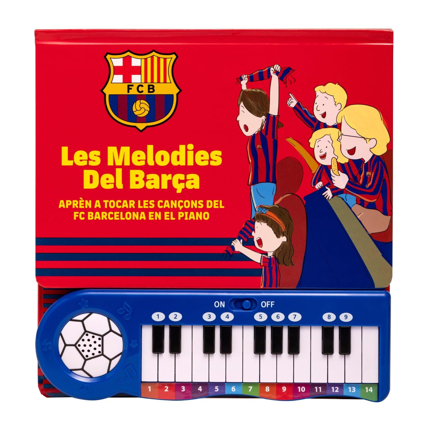 Libro: Fans Legacy - Official Licensed FC Barcelona Piano Book for Kids, Official Club Chants, Musical Learning Toy, Ages 2+ (Spanish Edition)