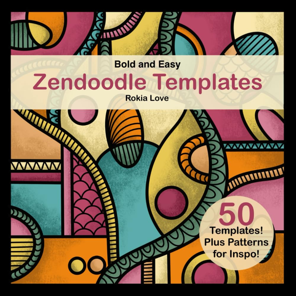 Libro: Zendoodle Templates: Bold and Easy Zendoodle Templates