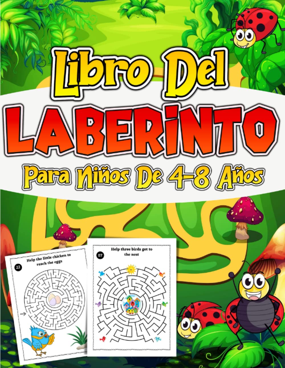 Libro Del Laberinto Para Niños de 4-8 Años: Cuaderno de Laberintos para Niños| Libro Actividades Niños 4-10 años|Laberintos para niños y niñas| Libro ... de juegos educativos (Spanish Edition)