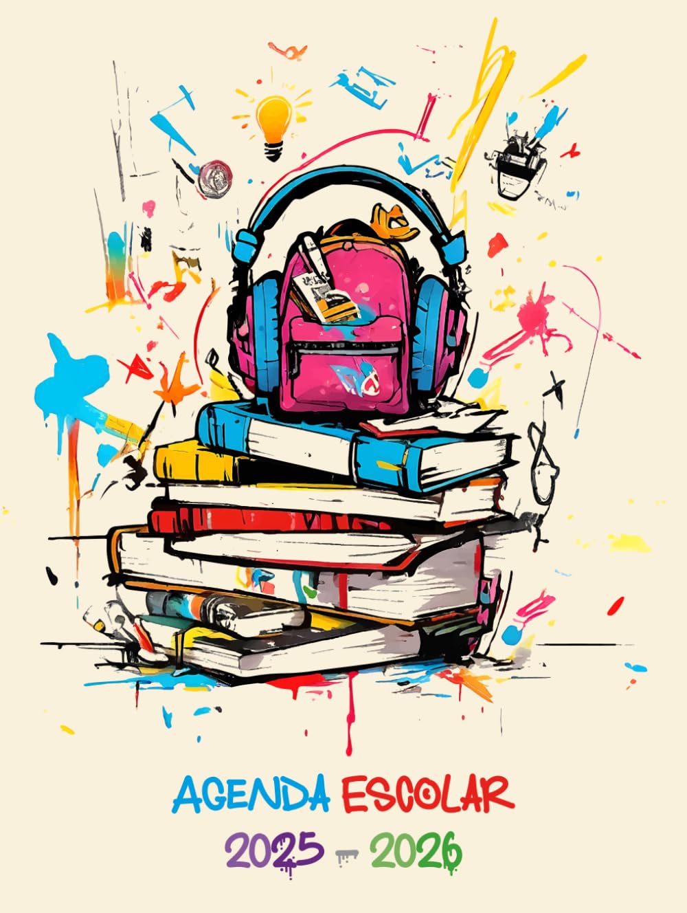 Libro: Agenda Escolar 2025–2026: Diseñado específicamente para niños con dificultades de aprendizaje – codificado por colores, claro y eficaz (Spanish Edition)