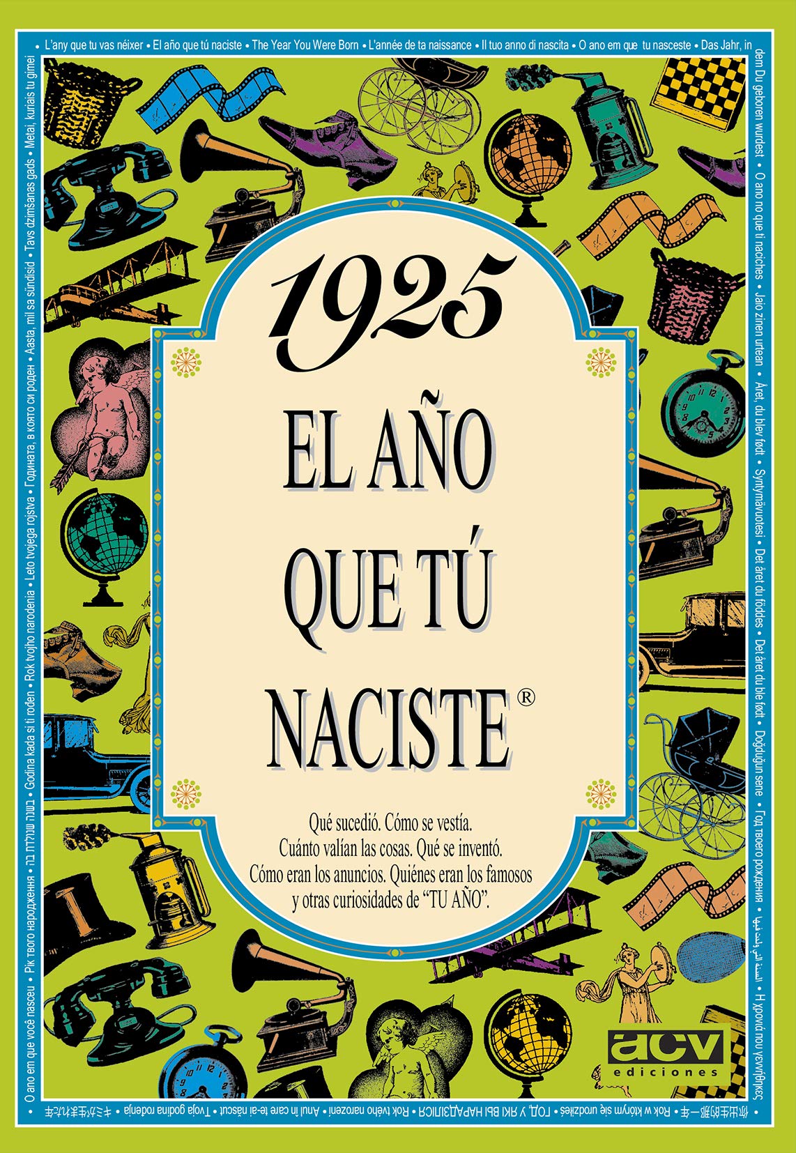 Libro: 1925 El año que tú naciste