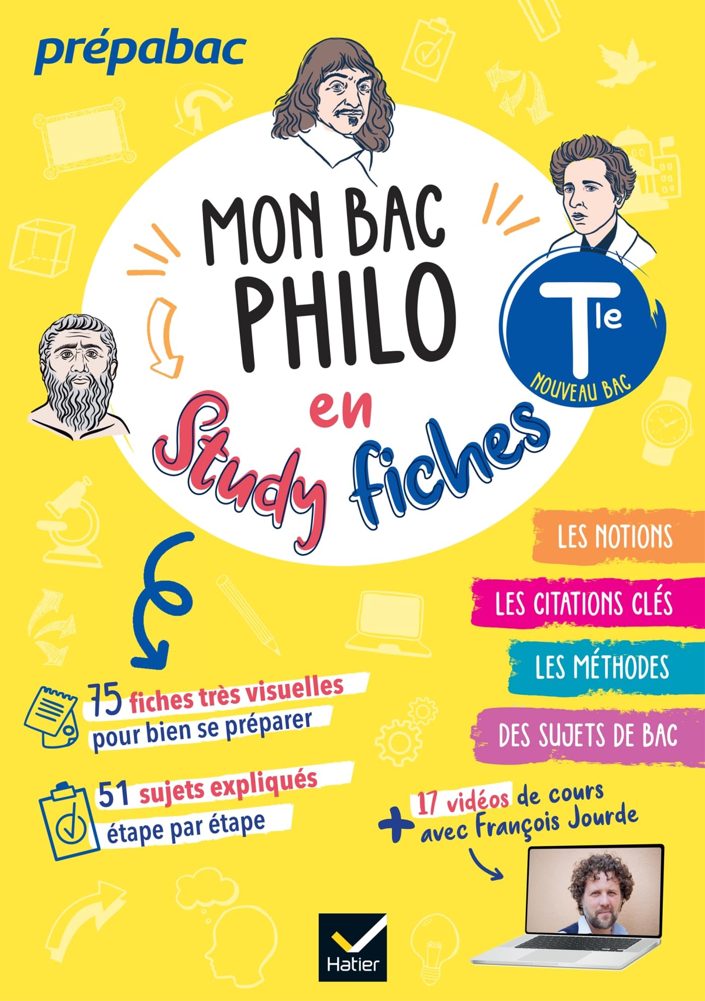 Libro: Mon bac philo en study fiches - Tle générale - Bac 2027: fiches & sujets visuels, pour réviser facilement