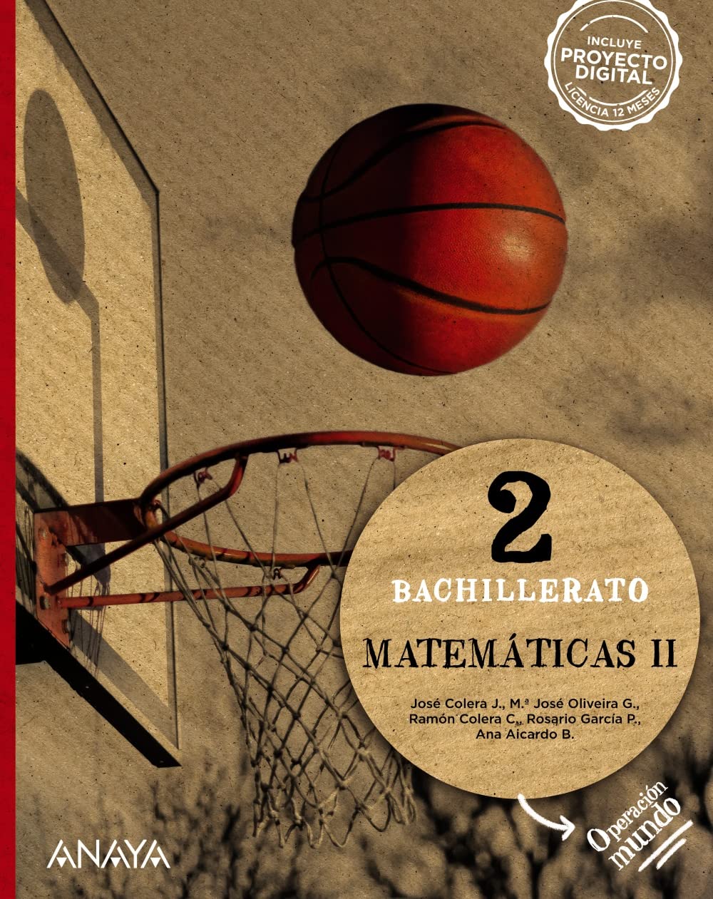 Libro: Matemáticas II. (Operación Mundo)