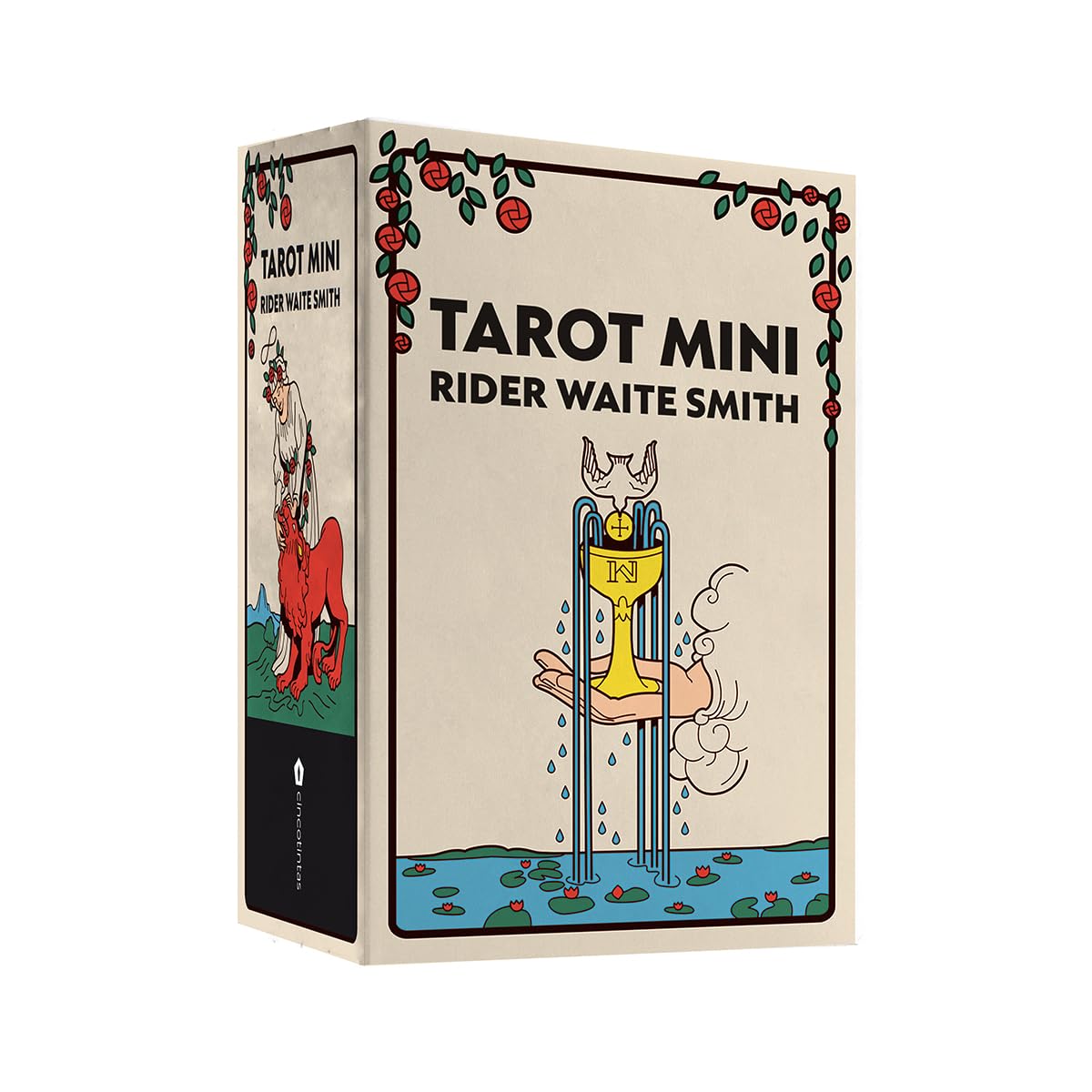 Libro: Tarot mini de Rider Waite Smith. Juego de cartas del Tarot completo. 78 cartas.