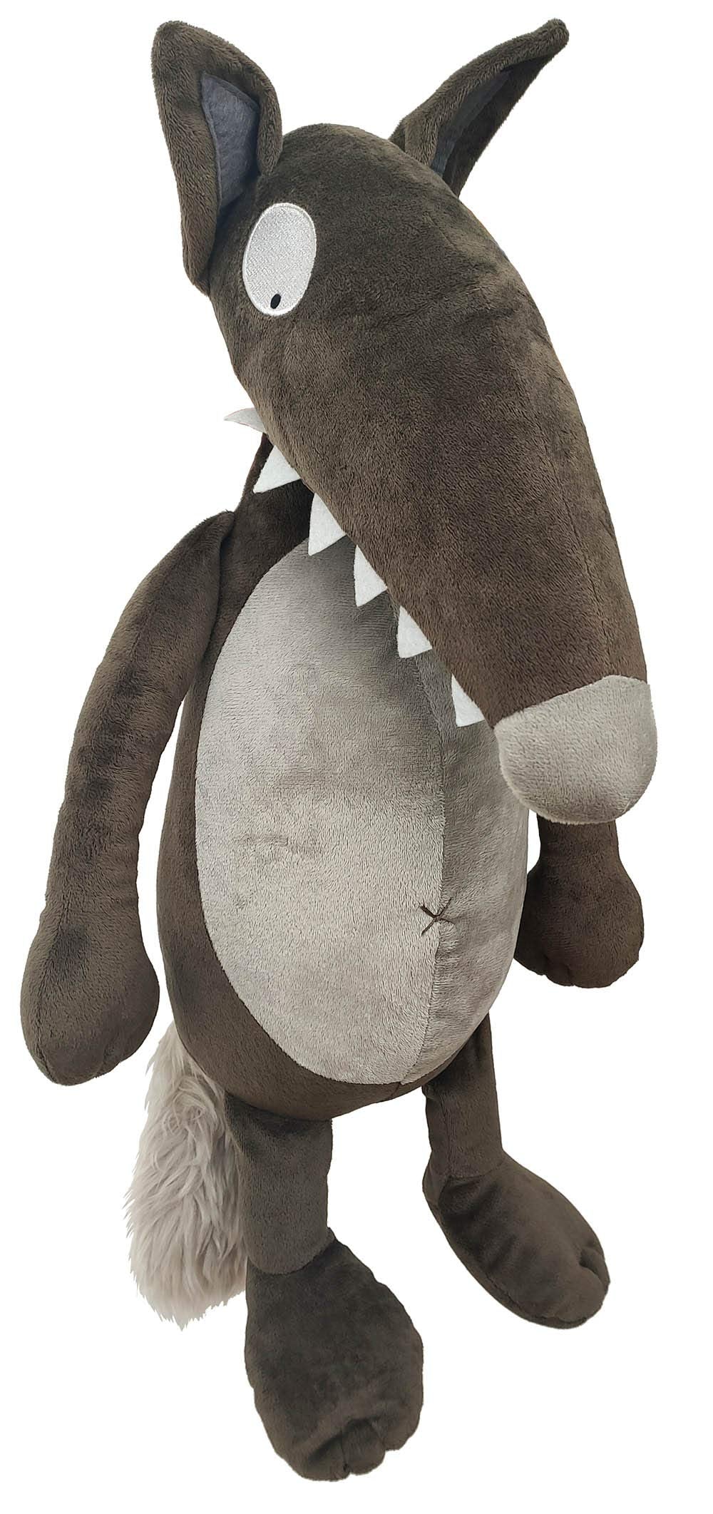 LA PELUCHE LOUP DE TAILLE MOYENNE - NUE (Peluches)