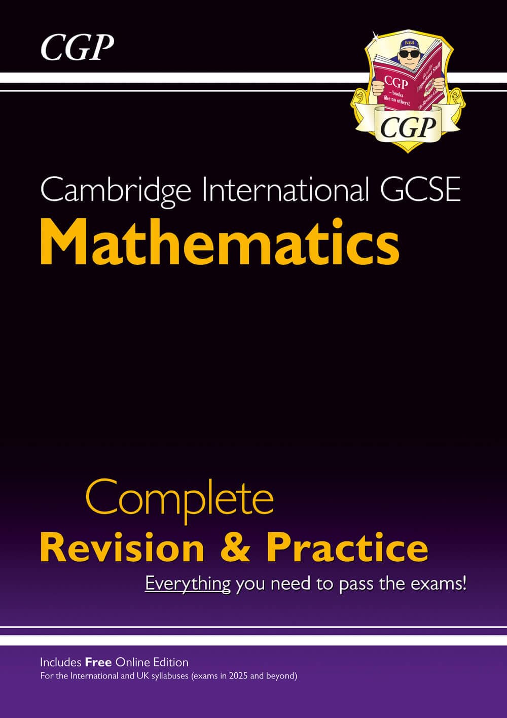 Libro: Coordination Group Publications Ltd (CGP) Cambridge International GCSE Maths Complete Revision Practice Core Extended (inc Online Ed).