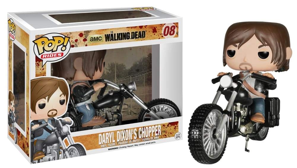 Funko POP Rides: Walking Dead - Daryl's Bike Figura de Acción