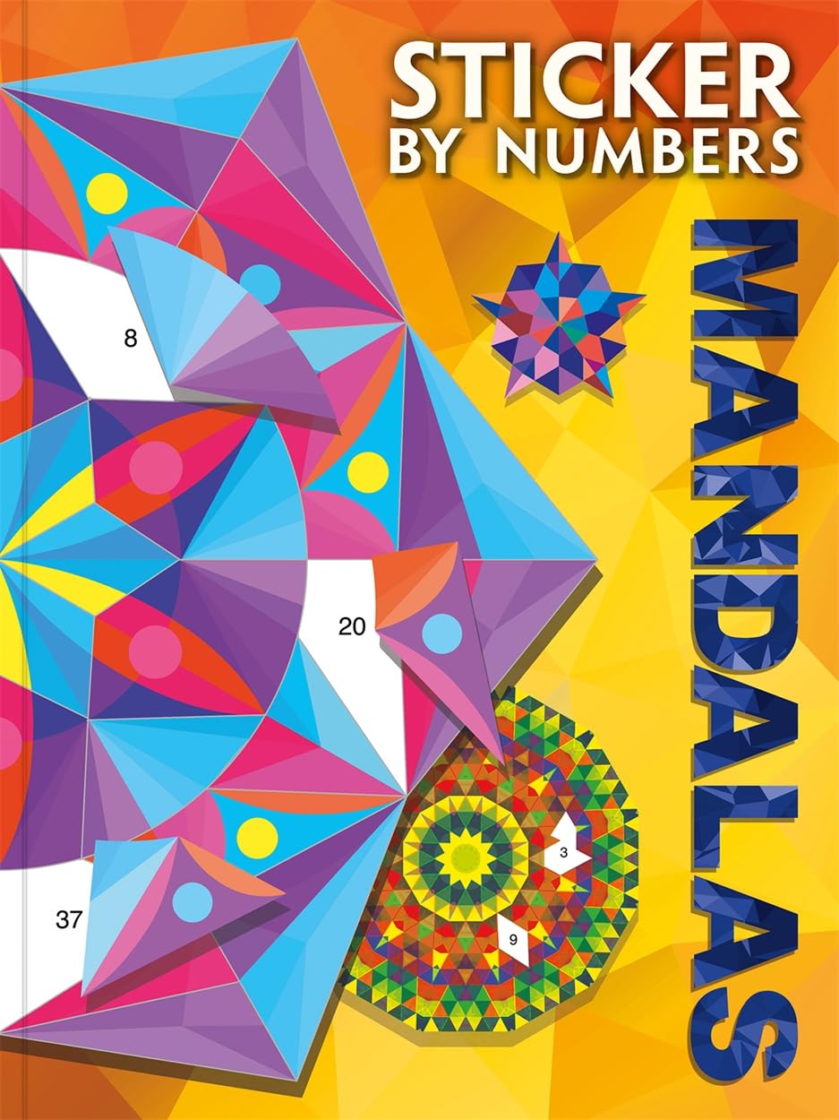 Libro: Sticker By Numbers: Mandalas