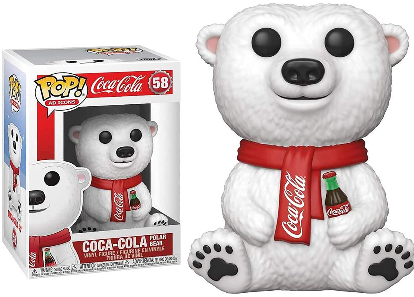 Funko Pop! Íconos Publicitarios: Coca-Cola - Polar Bear, Multicolor, Model:41732