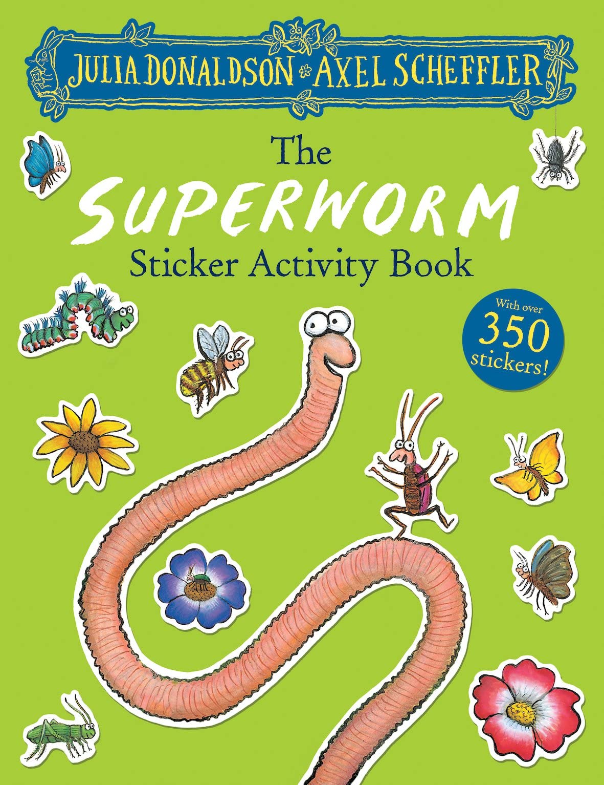 Libro: The Superworm Sticker Activity Book: Packed with mazes, dot-to-dots, word searches, colouring-in pages and more!