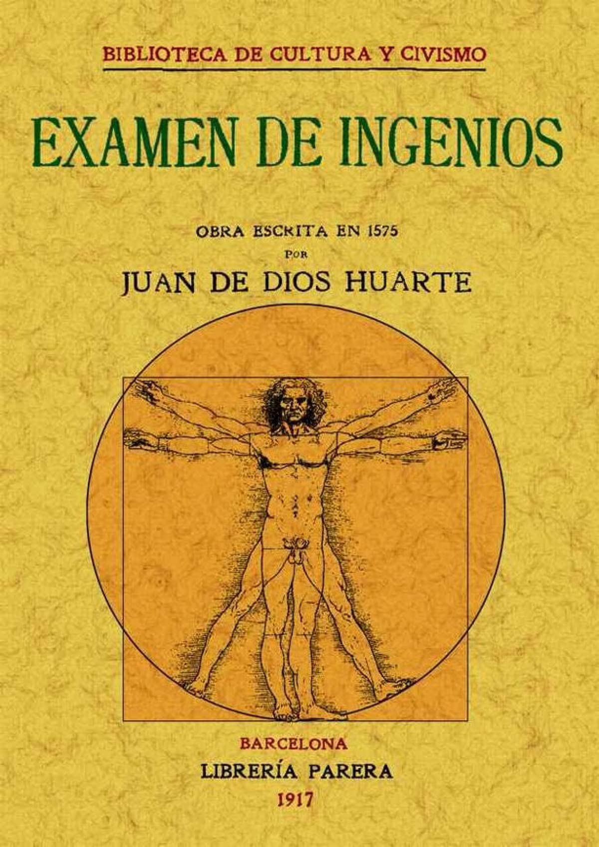 Libro: Examen de ingenios