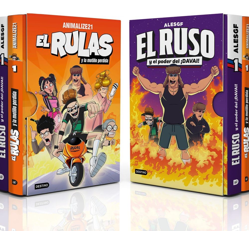Libro: Estuche El Rulas 1 + El Ruso 1 (Jóvenes influencers)