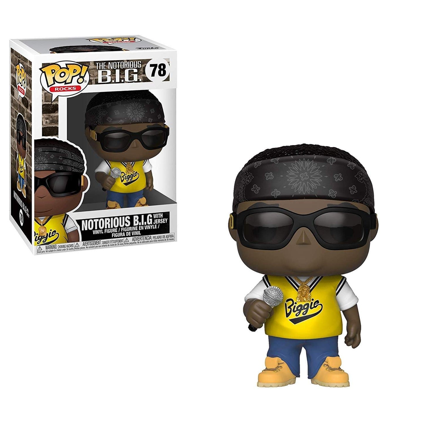 Funko Pop! Música: The Notorious B.I.G. Jersey - Biggie