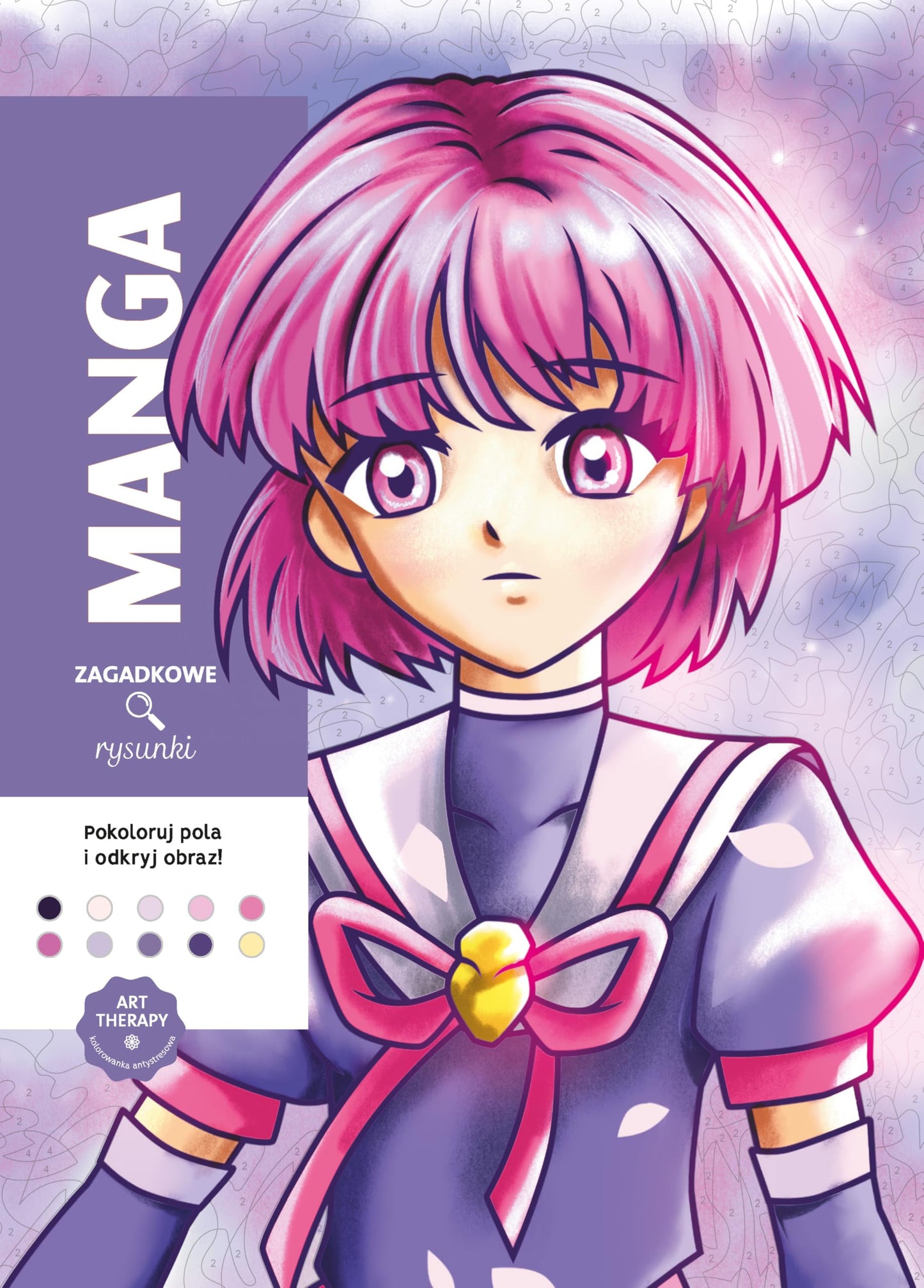 Libro: Art therapy. Kolorowanka antystresowa. Manga. Zagadkowe rysunki