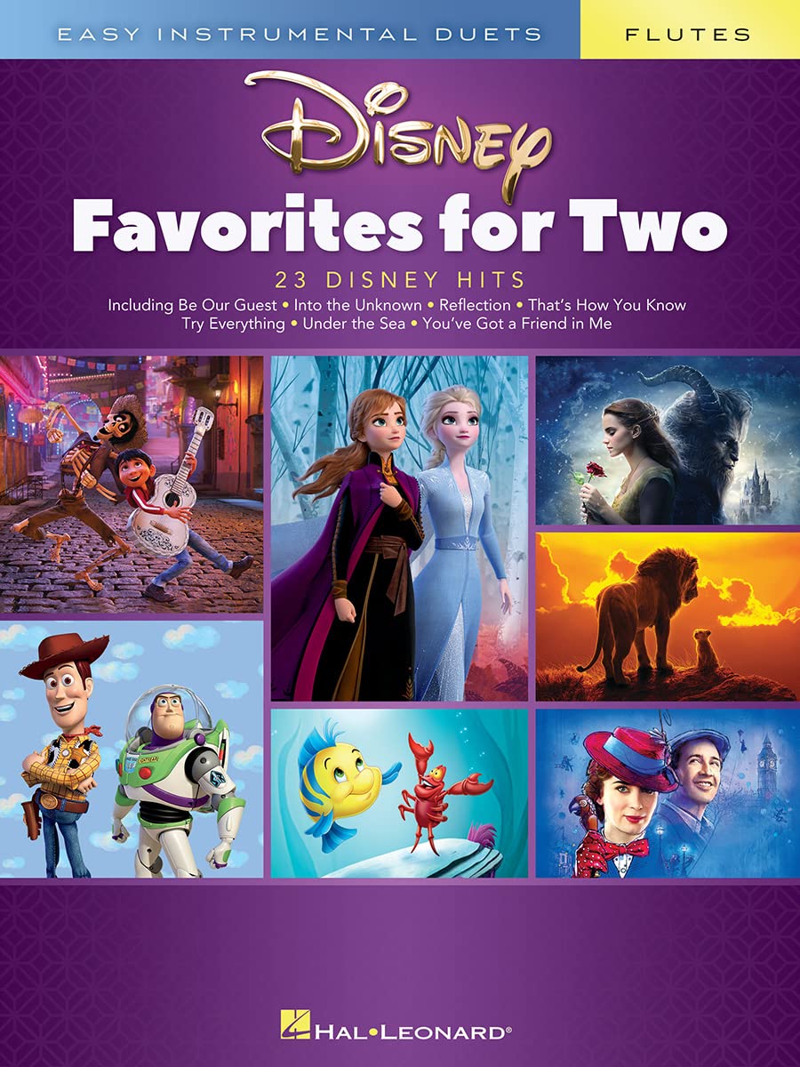Libro: Disney Favorites for Two: Easy Instrumental Duets - Flute