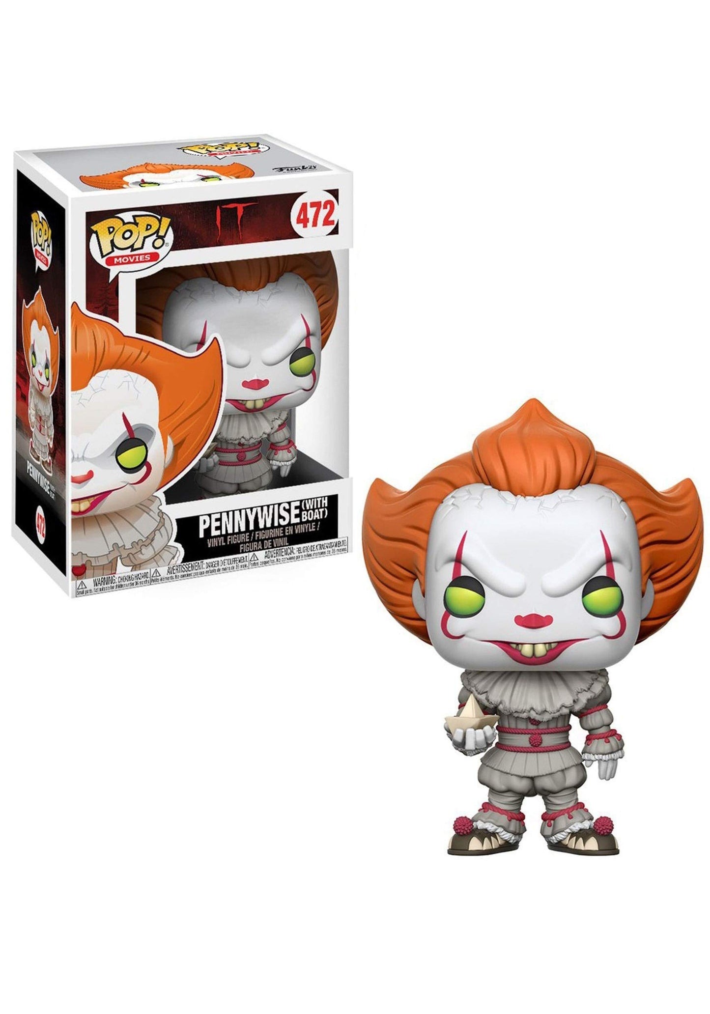 Funko Pop! Películas: IT - Pennywise with Boat