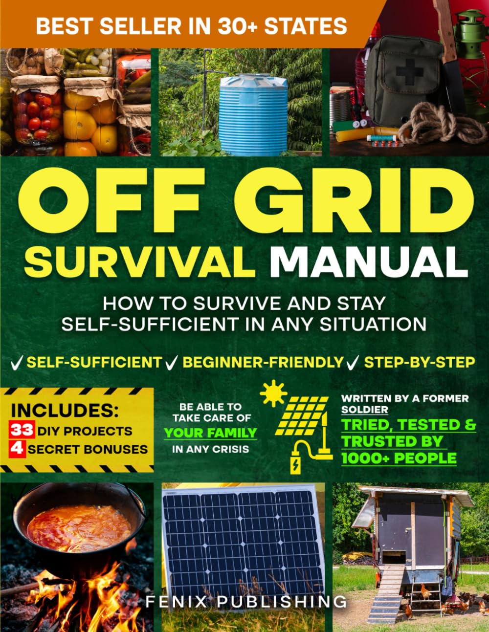 Libro: Off Grid Survival Book: Diy Survival Project Book - No Grid Survival Guide