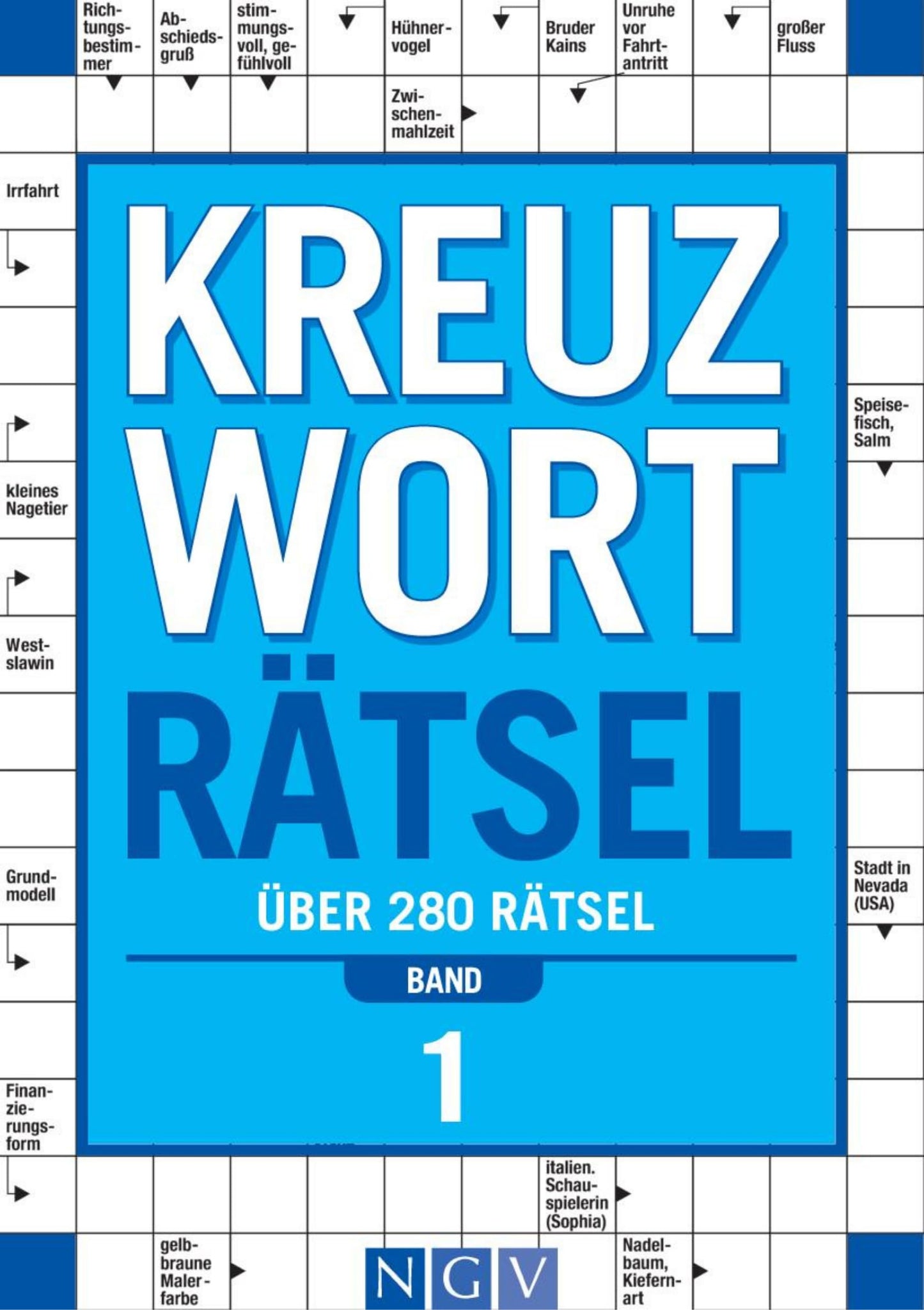 Libro: Kreuzworträtsel - Band 1 Über 280 Rätsel für Erwachsene: Kreuzworträtselbuch für Denksport | Rätselbuch als Geschenk für Rätselfans