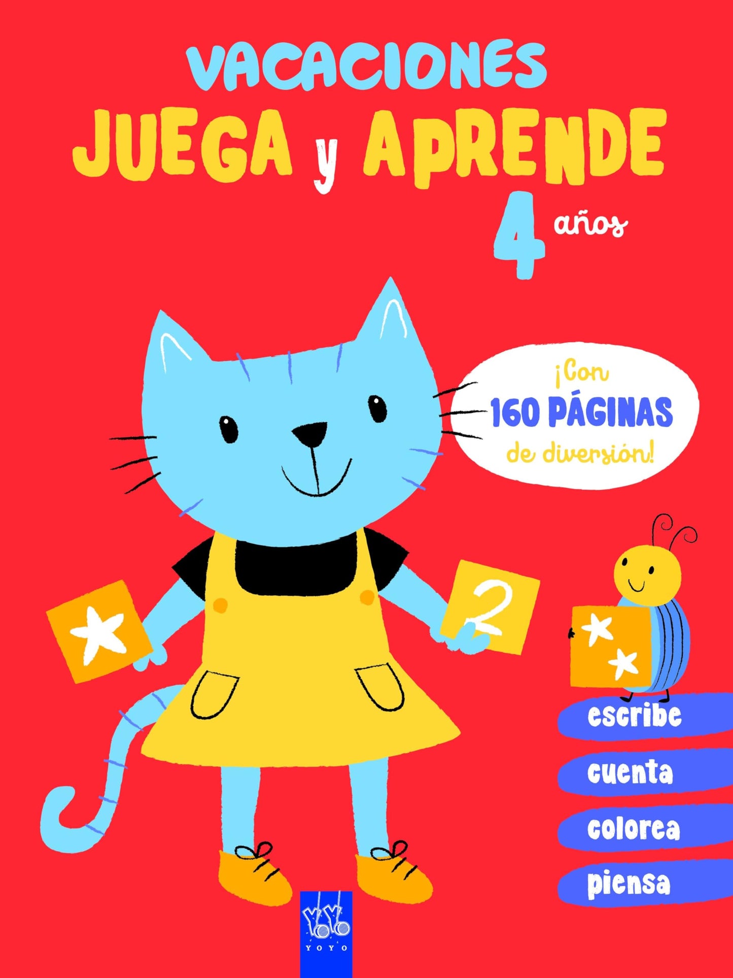 Libro: Vacaciones. Juega y aprende. 4 años