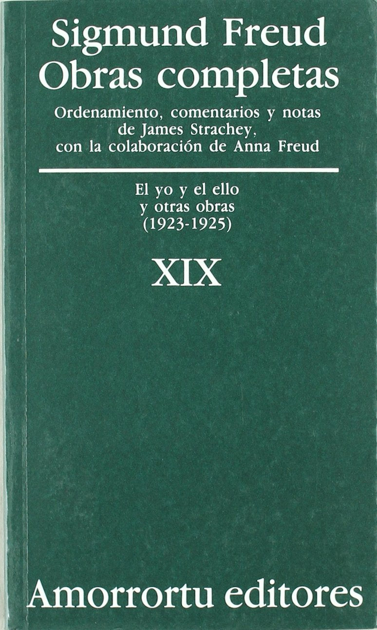 Libro: Obras Completas. Volumen 19: El yo y el ello, y otras obras (1923-1925)