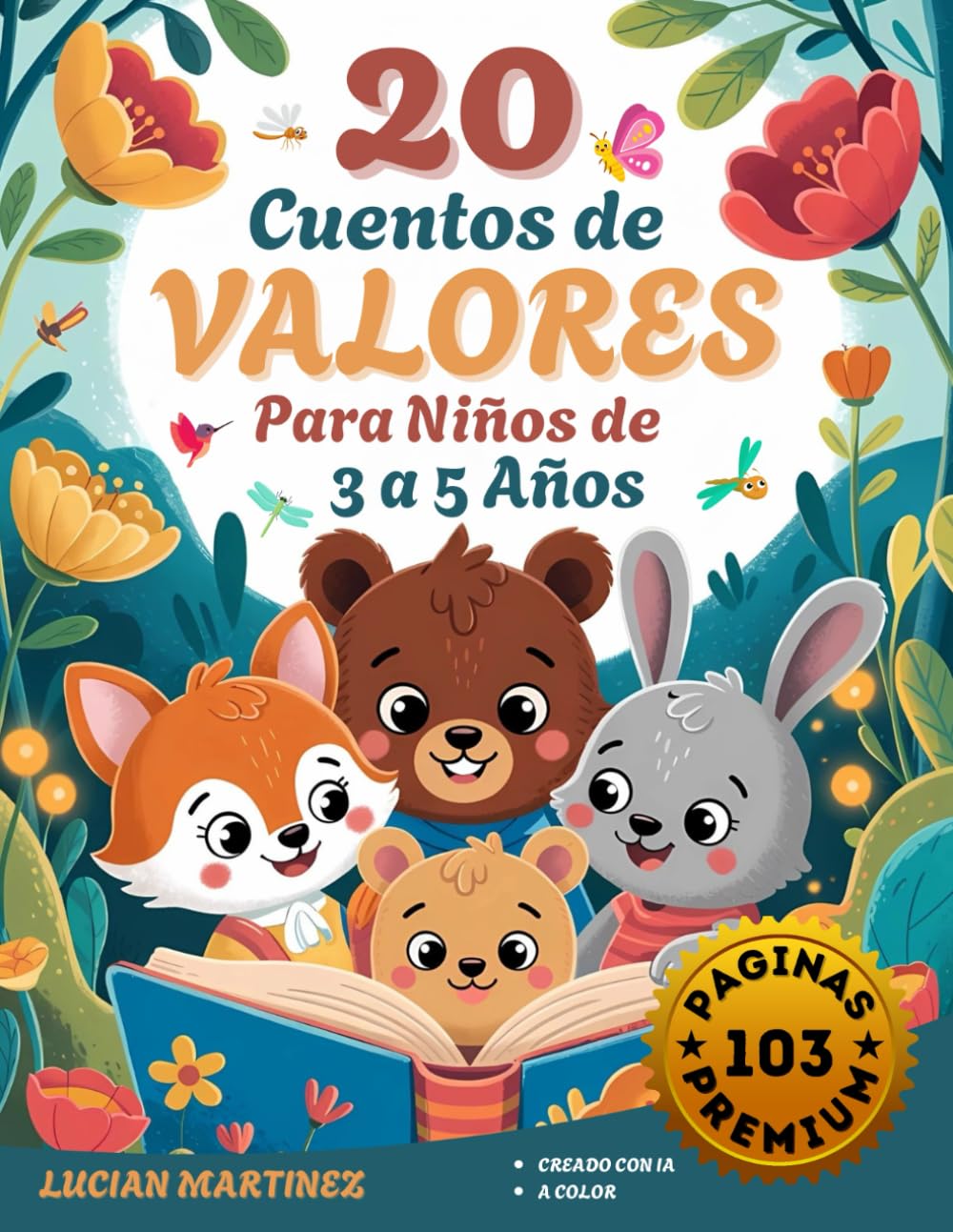 Libro: 20 Cuentos con Valores para Niños de 3 a 5 Años: Aventuras Que Enseñan con Amor (Spanish Edition)
