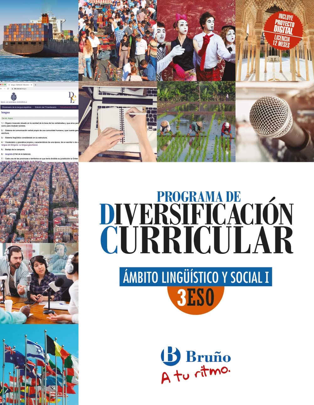 Libro: Diversificación Curricular Ámbito Lingüístico y Social 3 ESO A tu ritmo