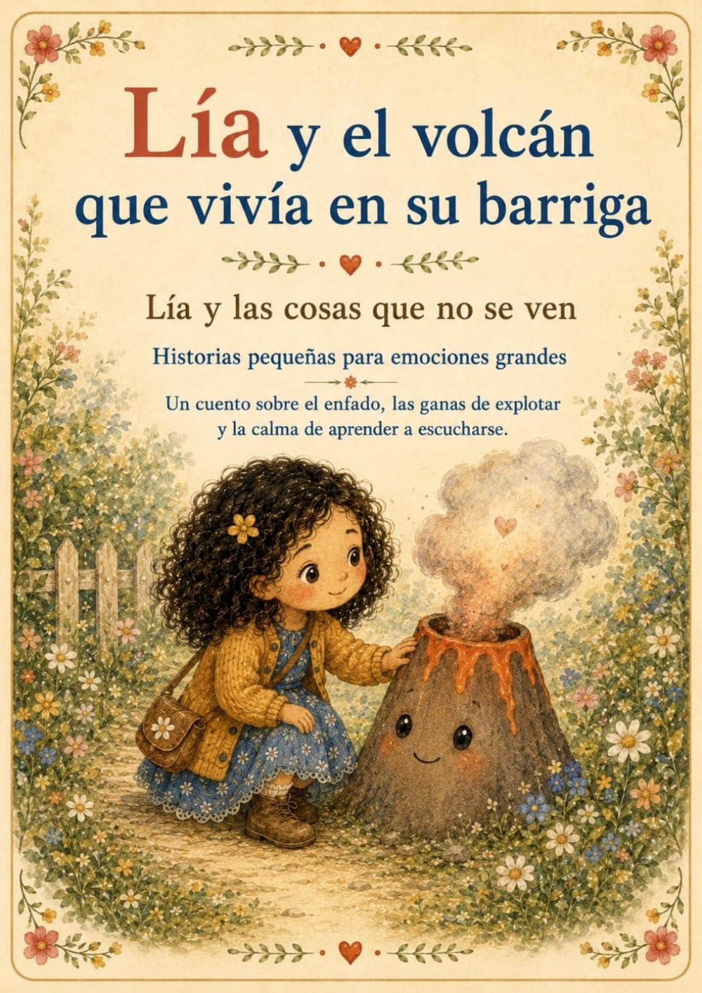 Libro: Lía y el volcán que vivía en su barriga: Lía y las cosas que no se ven