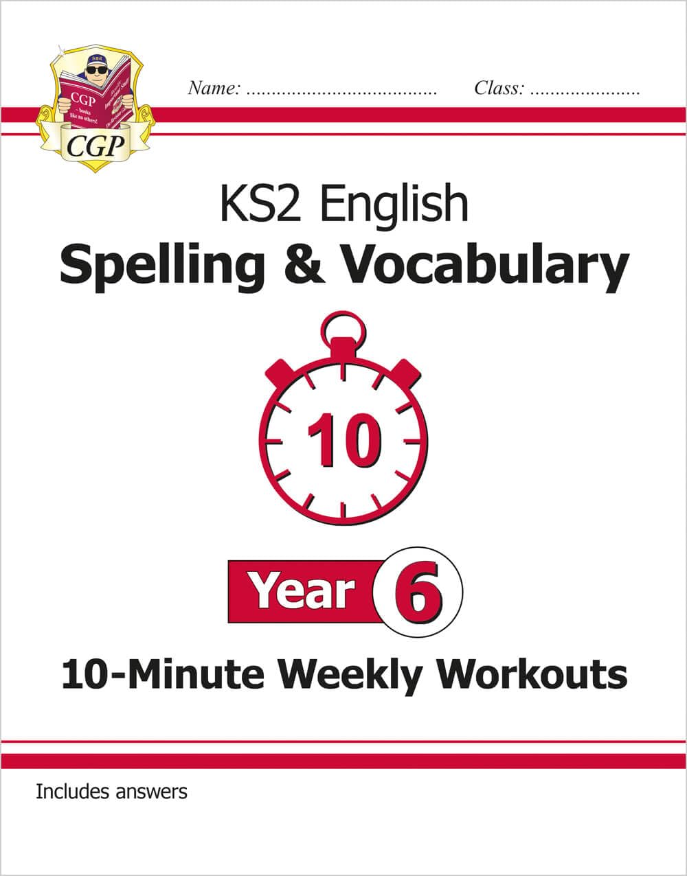 Libro: New KS2 English 10-Minute Weekly Workouts: Spelling & Vocabulary - Year 6 (CGP KS2 English)