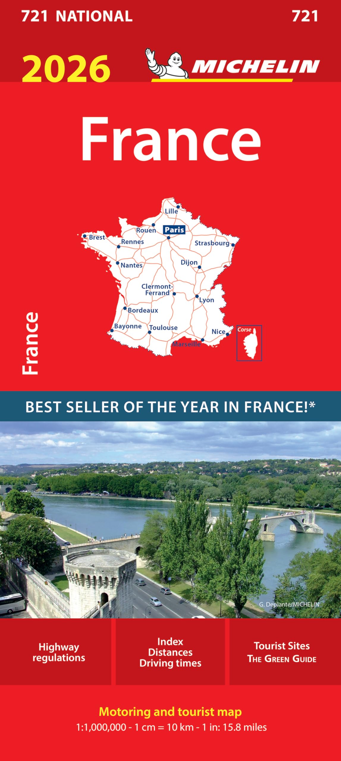 Libro: France 2026 - Michelin National Map 721