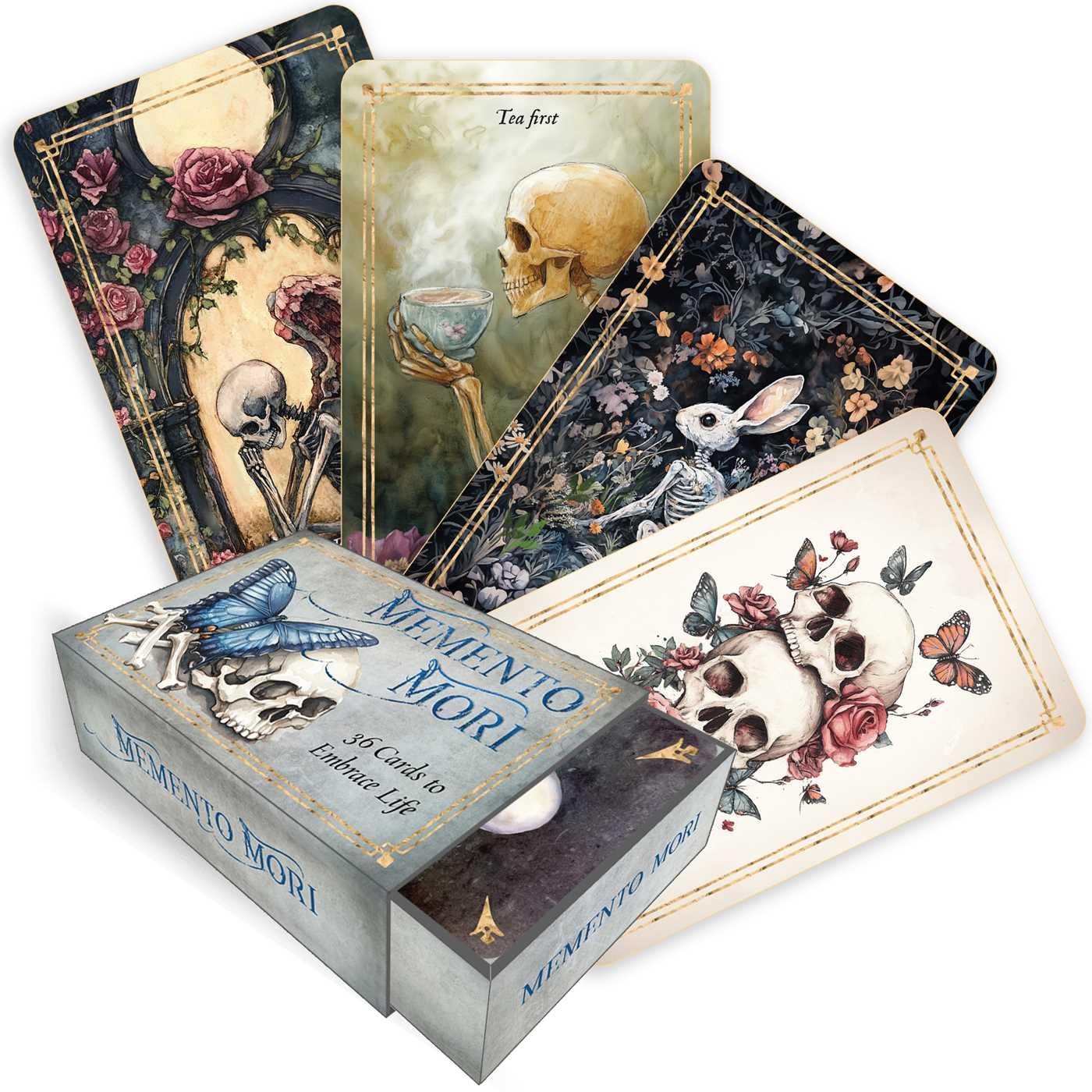 Libro: Memento Mori: 36 Mini Affirmation Cards to Embrace Life