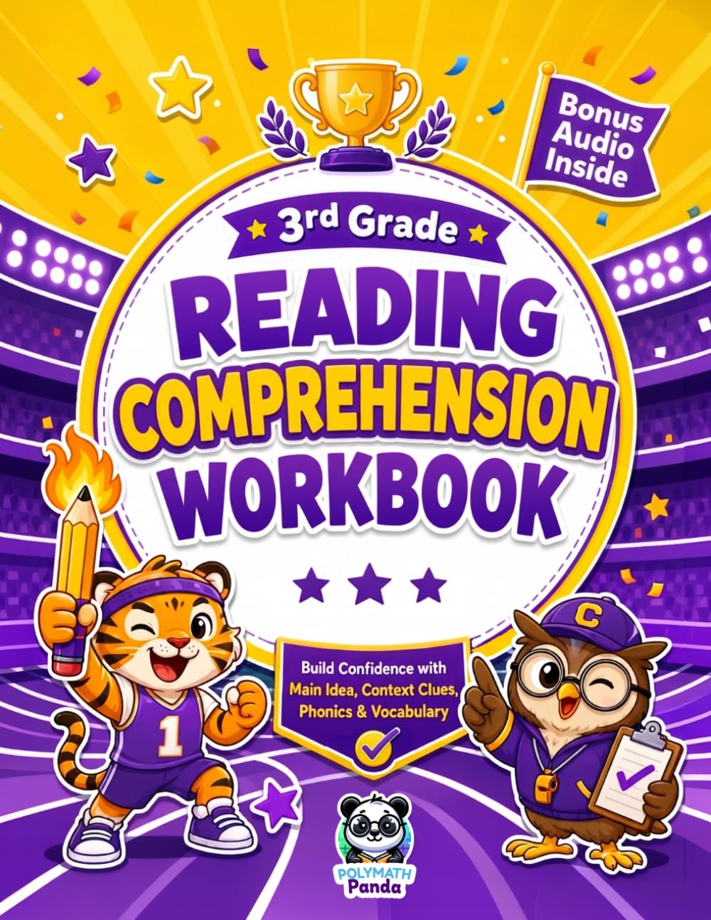Libro: 3rd Grade Reading Comprehension Activity Workbook: Learning Common Core | Themes, Characters & Settings | Context Clues, Main Ideas & Phonics | ... Practice Exercises for Third Grader Success