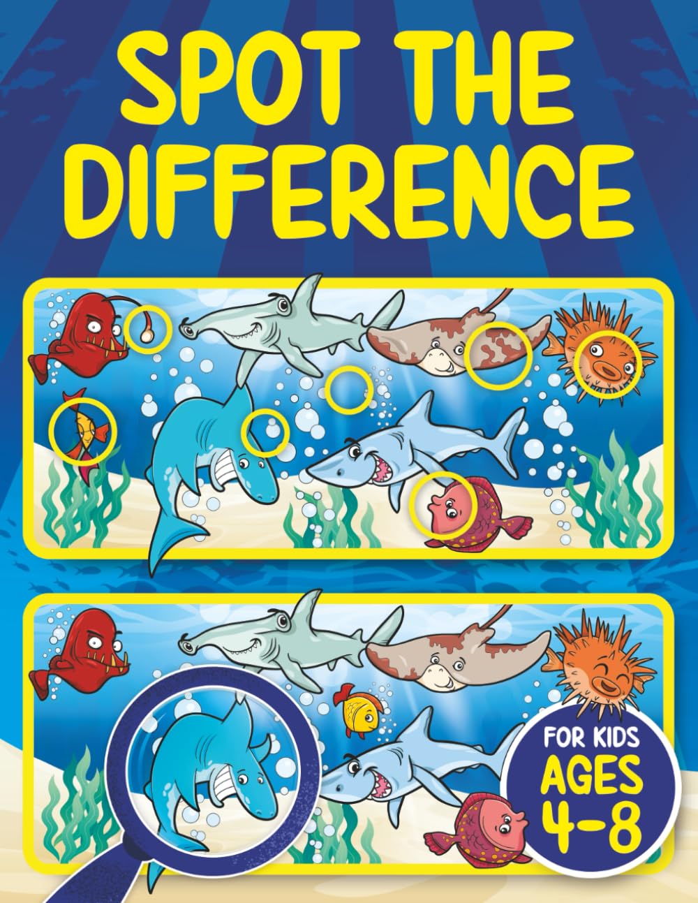 Libro: Spot the Difference Book for Kids ages 4-8: Seek and Find Hidden Picture Activity Book for 4-6, 6-8 | Fun Gifts for 4, 5, 6, 7 and 8 Year Old Children