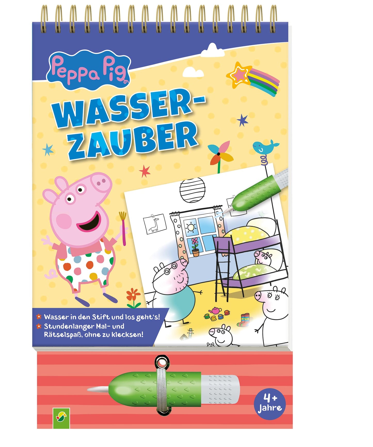 Libro: Peppa Pig Wasserzauber - einfach mit Wasser malen!: Malbuch mit Wassertankstift für Kinder ab 3 Jahren