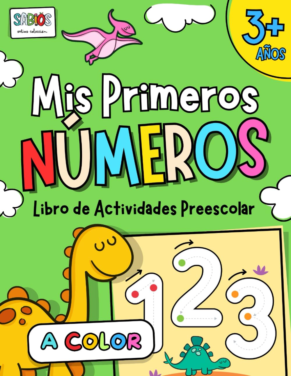 Libro: Mis primeros NÚMEROS. Libro de Actividades Preescolar A COLOR desde 3 años: Trazos y preescritura para aprender los números y aprender a contar con ... preescolar para niños de 2 a 4 años.)