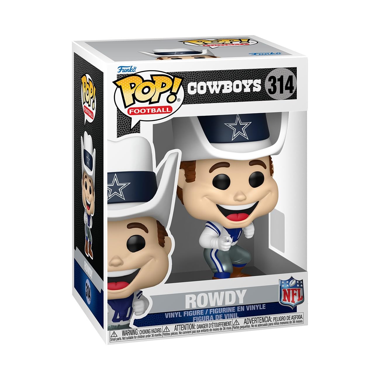 Funko Pop! NFL Mascots: Cowboys - Rowdy - NHL Mascots and Marks