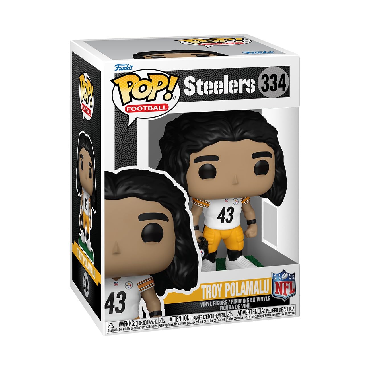 Funko Pop! Leyendas NFL: Troy Polamalu (Steelers)