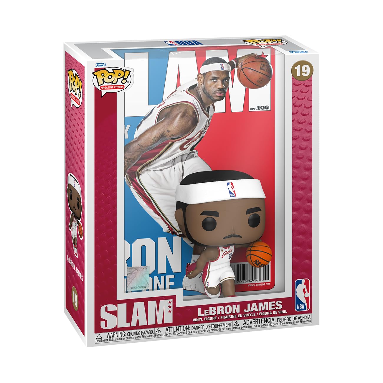 Funko Pop! NBA Cover: Slam – Lebron James