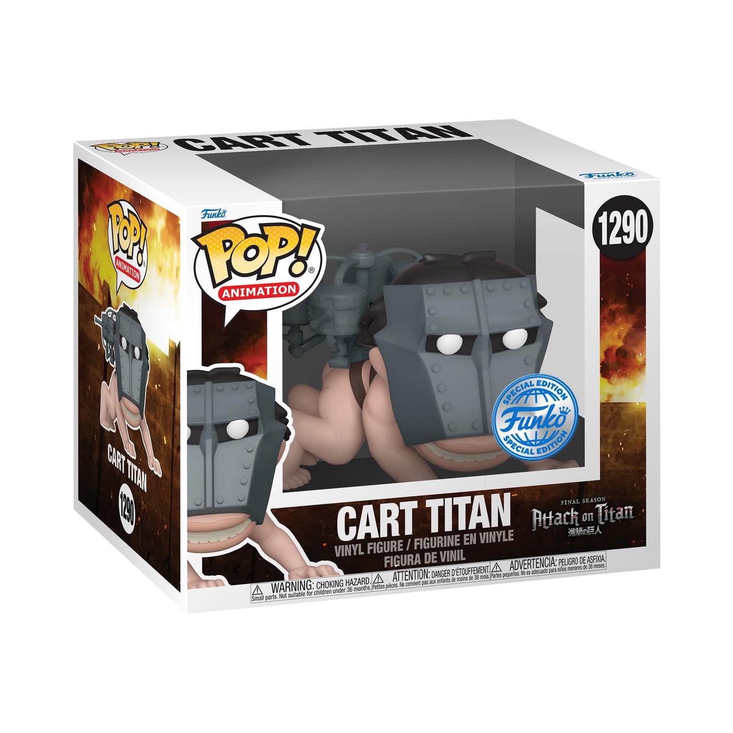 Funko Pop! Super: Ataque a los Titanes - Cart Titan