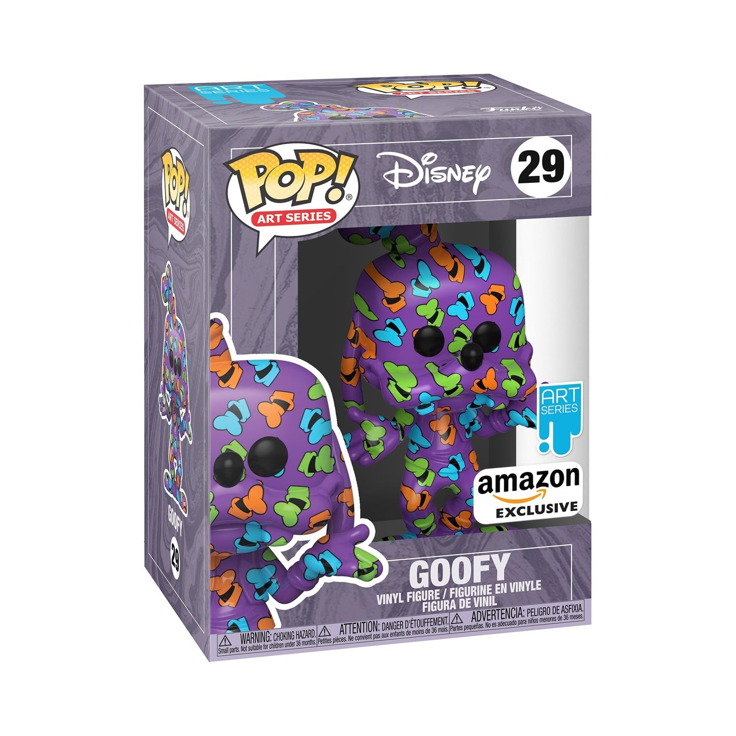 Funko Pop: POP Artist Series: Disney Treasures from The Vault - Goofy, Exclusivo Amazon, Multicolor, 4.75 Pulgadas (55676)