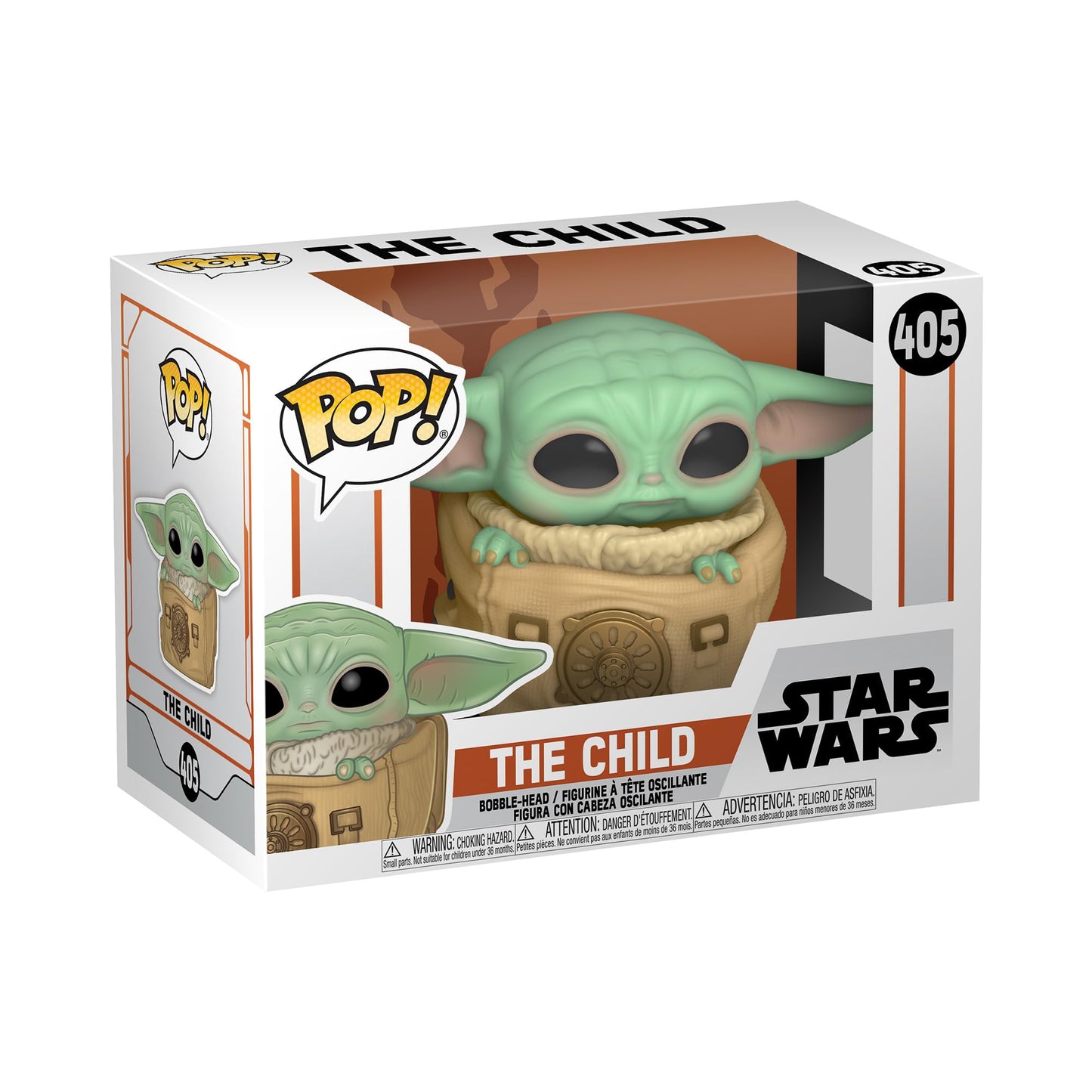 Funko Pop! Star Wars: El Mandaloriano Toy, The Child Grogu in a Bag