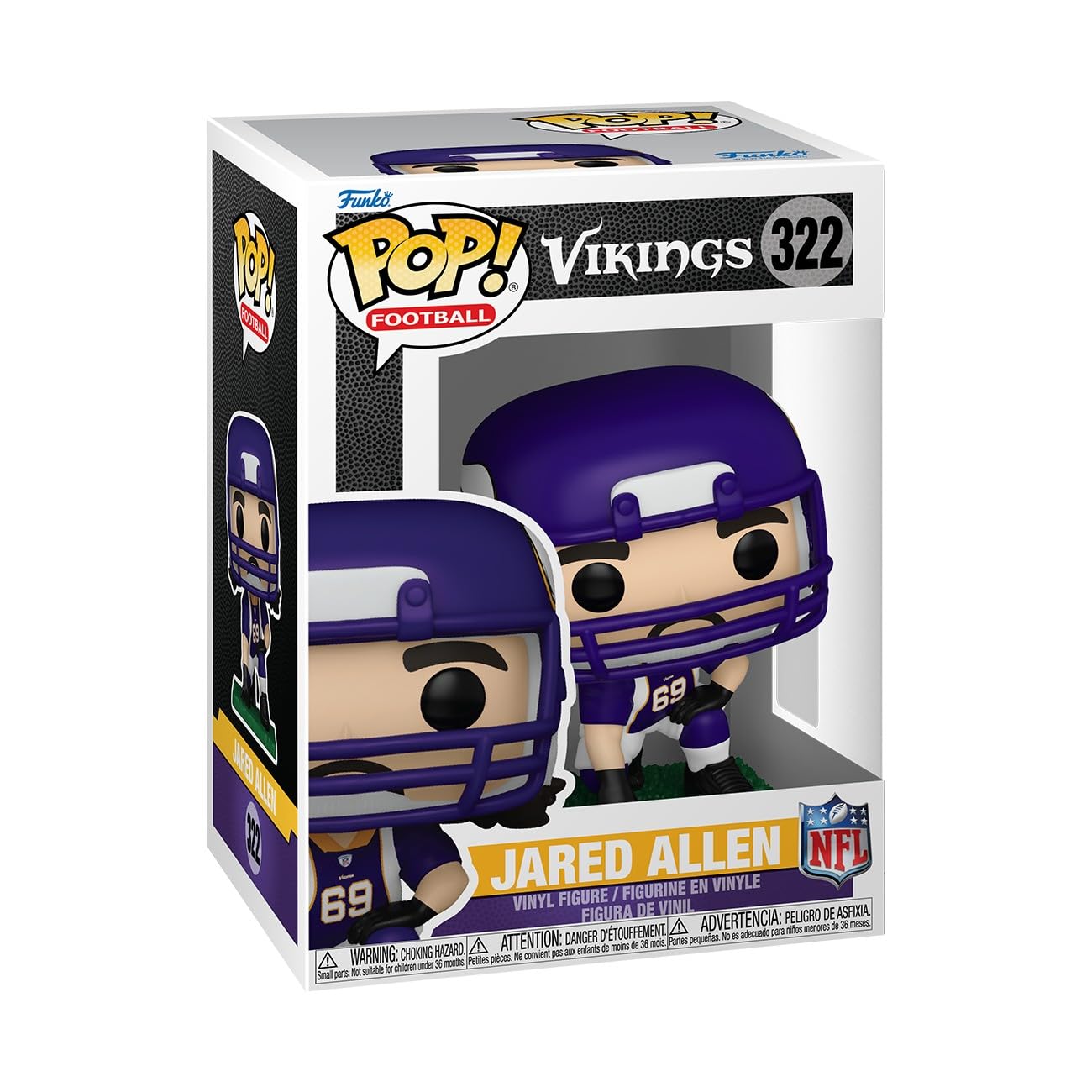 Funko Pop! Leyendas NFL: Jared Allen - Vikings
