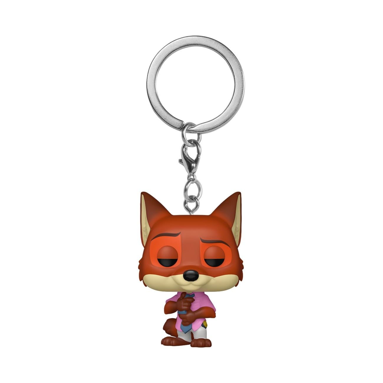 Funko Pop! Keychain: Zootopia 2 - Nick Wilde Novelty Keyring - Coleccionable Mini Figura - Stocking Filler