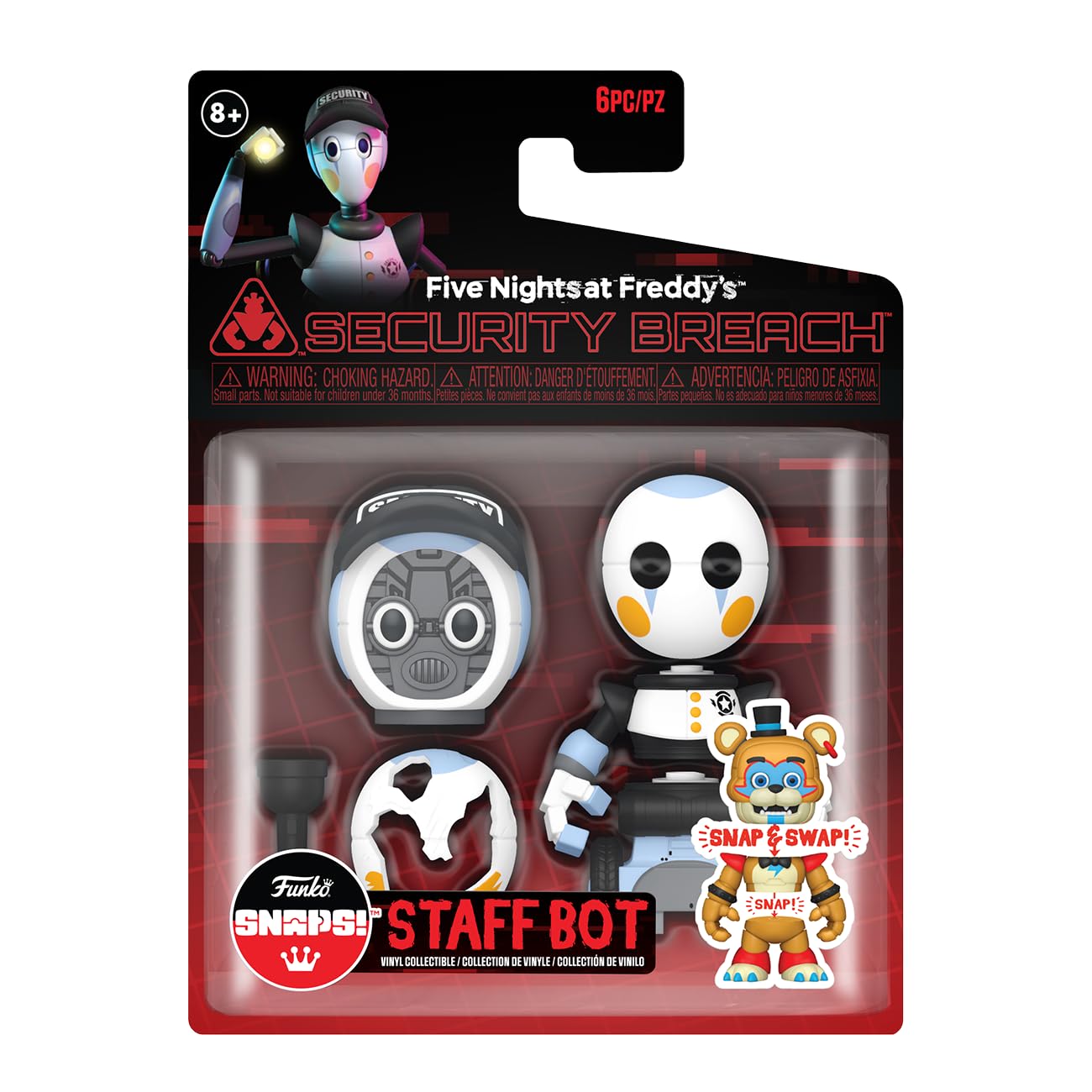 Funko Five Nights at Freddy's (FNAF) Snap: Rock n' Roll, Staff Bot