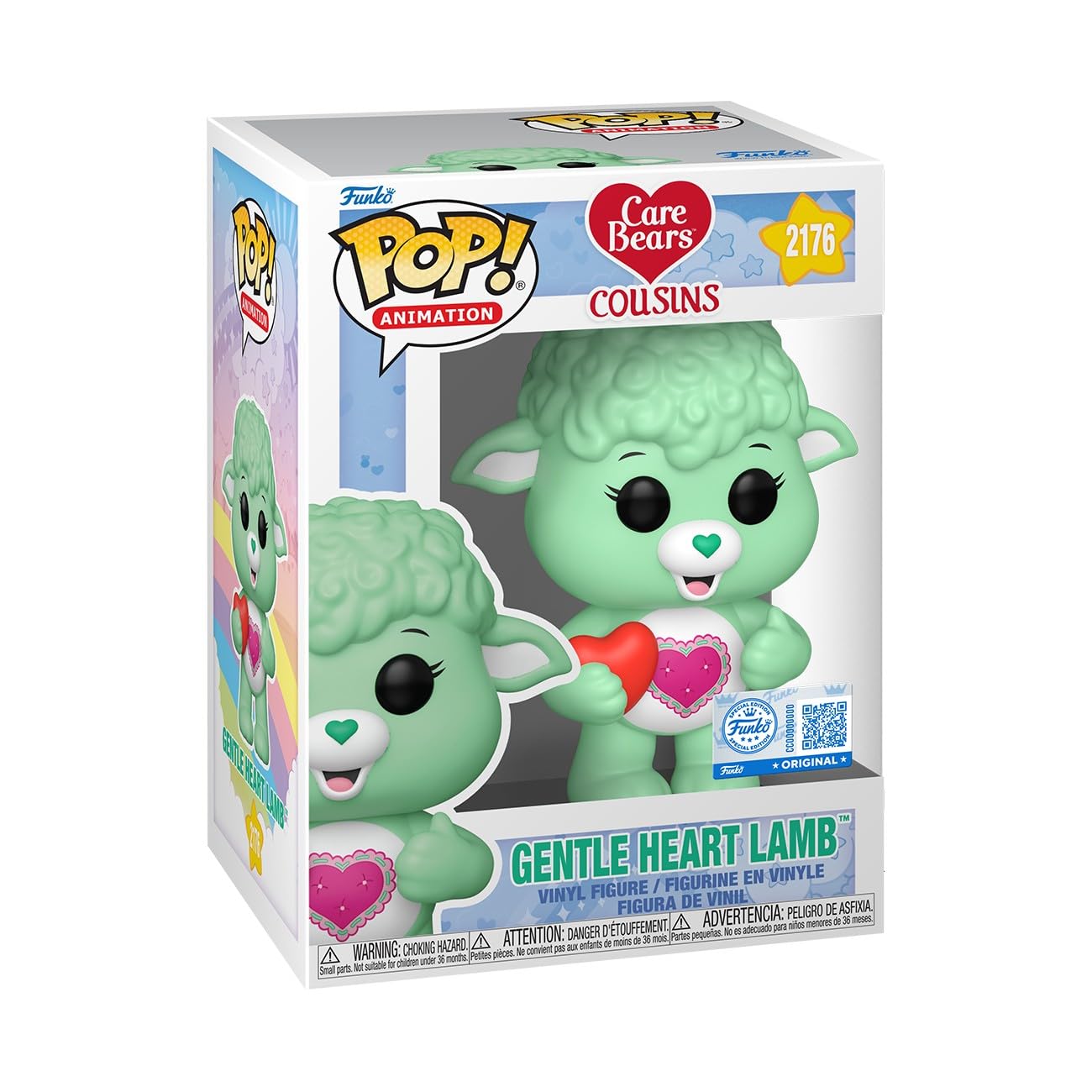 Funko Pop! Animación: Care Bear Cousins - Gentle Heart Lamb
