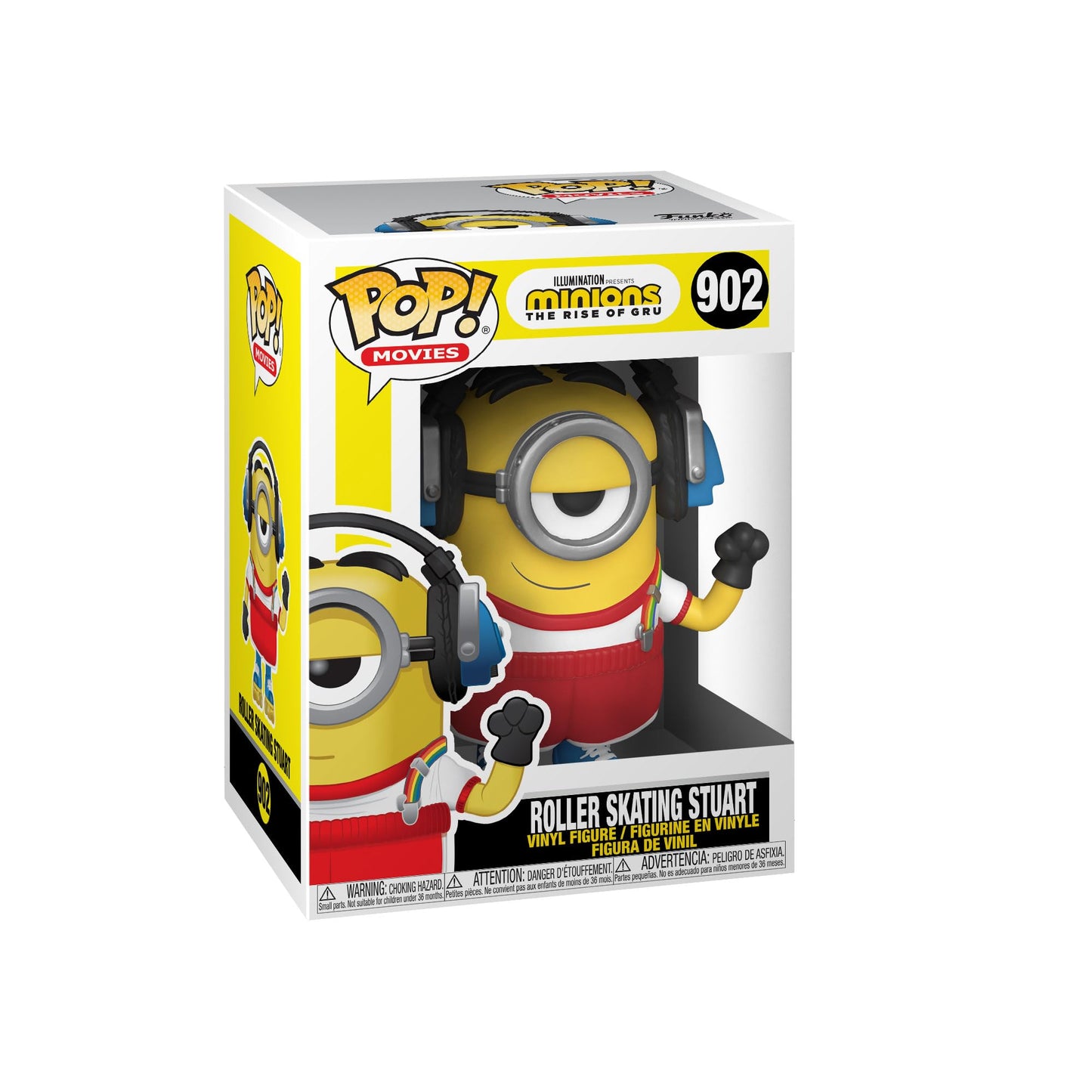 Funko Pop! Películas: Despicable Me: Minions 2 - Stuart Roller Skating