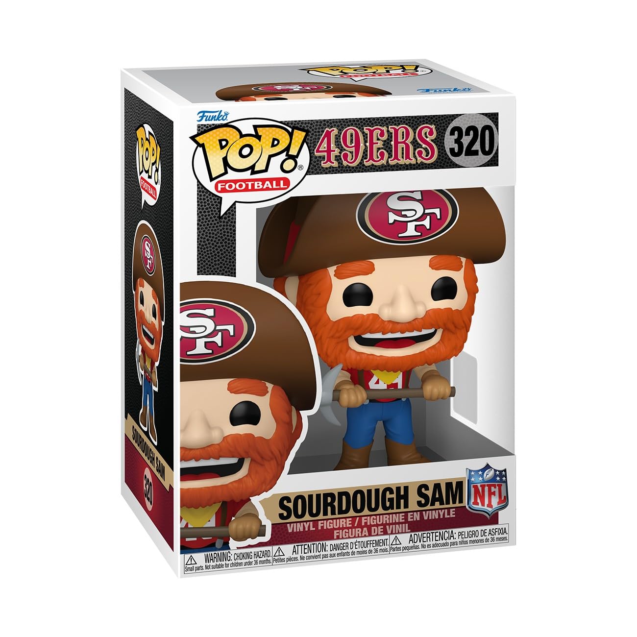 Funko Pop! NFL Mascots: 49ers - Sourdough Sam